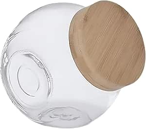 Amazon: Tarro de Cristal 2300 ml con Tapa de Madera para candy bar