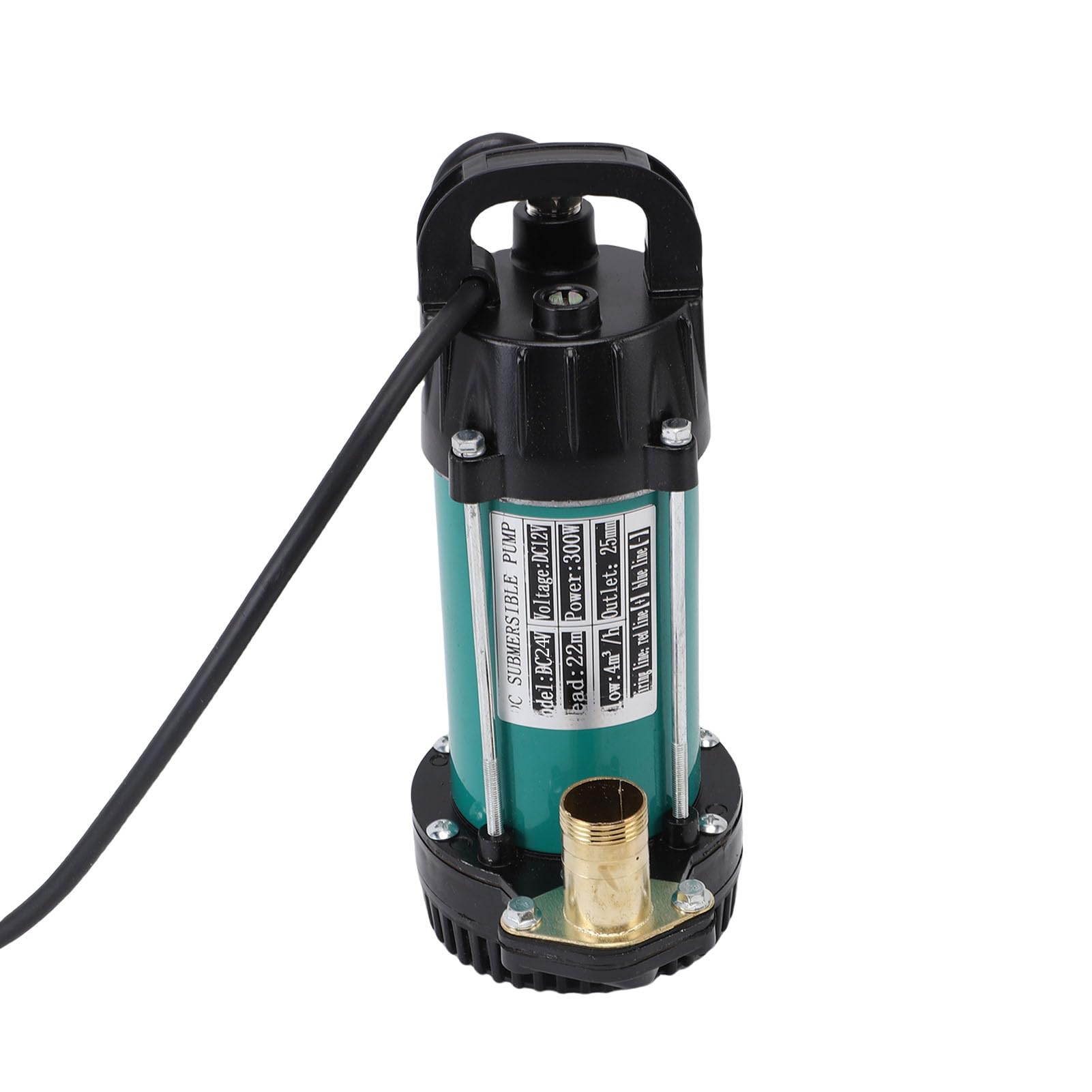 Cryfokt Pompa Sommersa 300W con Altezza Massima di 72 Piedi (DC24V)