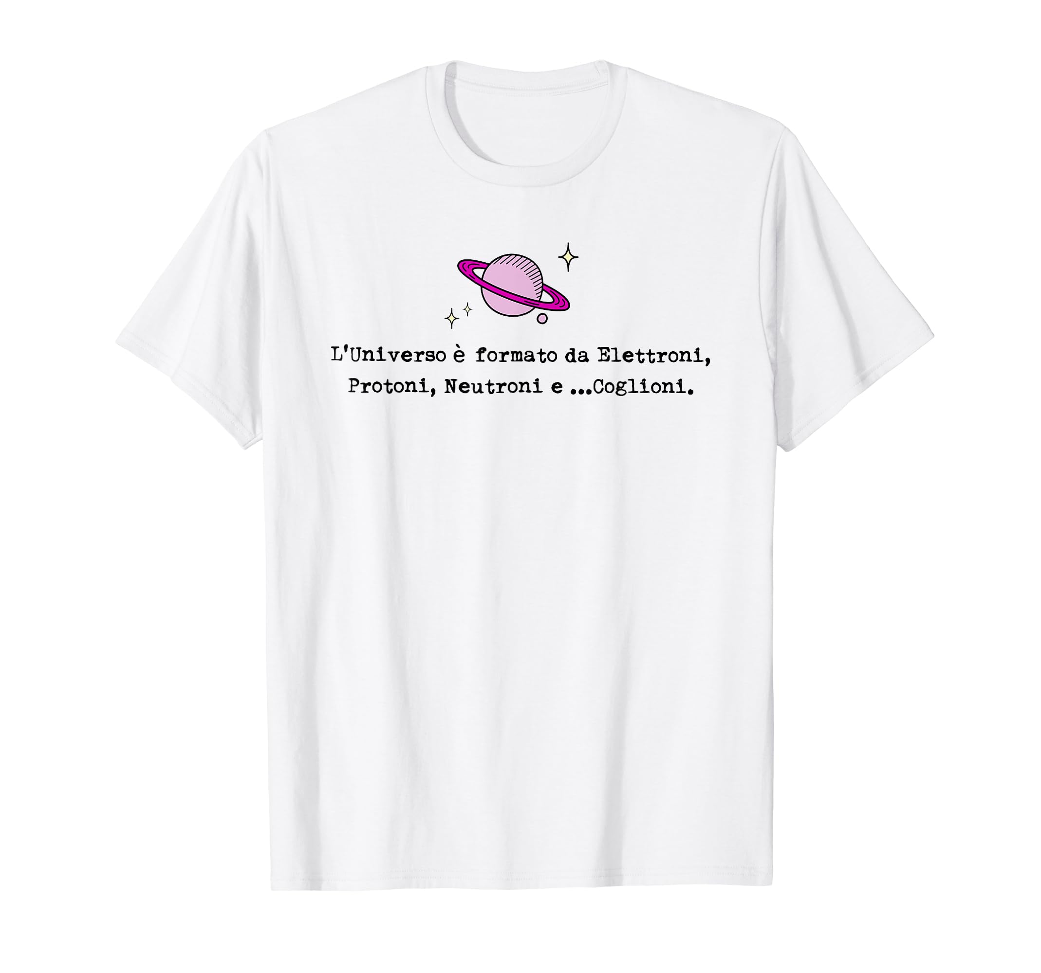 T-Shirt Uomo Cotone Basic Super vestibilità Top qualità - Dr.House It's Not Lupus - Divertente Humor Made in Italy (Bianco, S