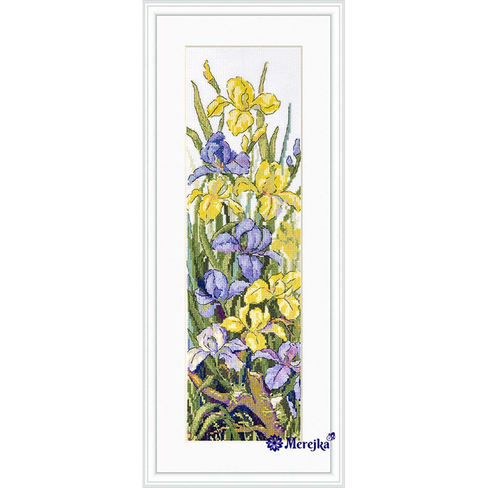 Merejka Counted Cross Stitch Kit, Cotton, Multicoloured, 10,5x34 cm