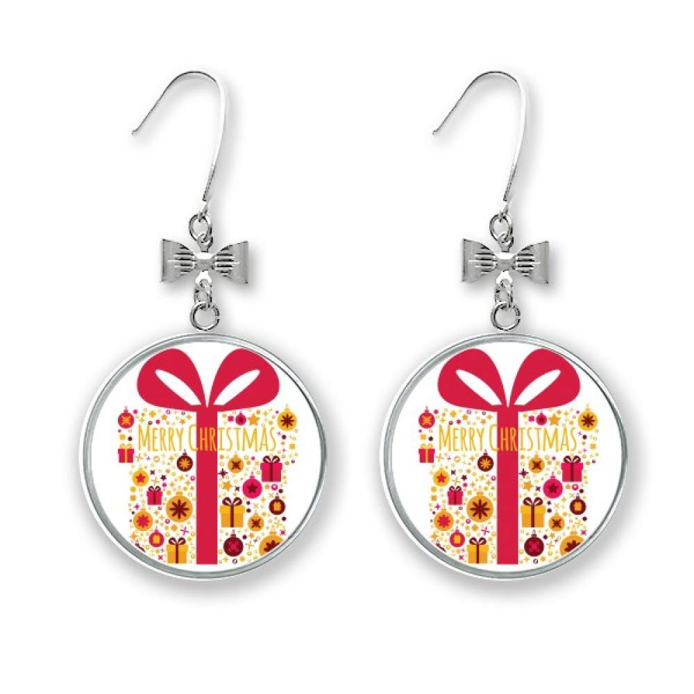 Boucles d'oreilles nœud transparent chic et tendance pour oreilles percées
