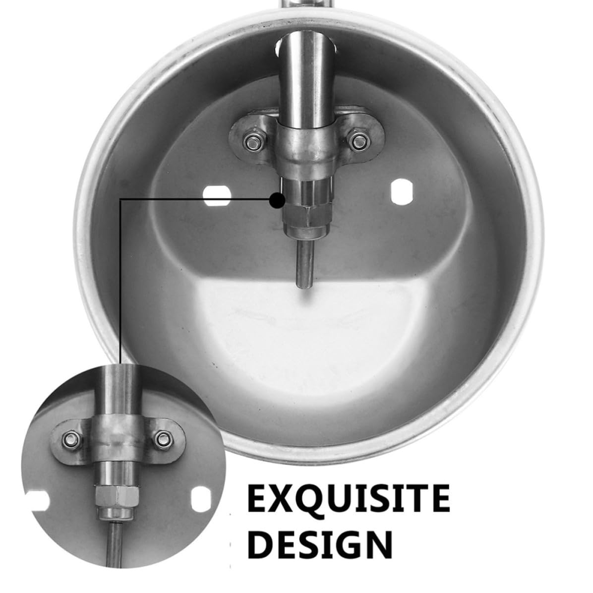 2 Pezzi Abbeveratoio Automatico per Suini in Acciaio Inox Dn15