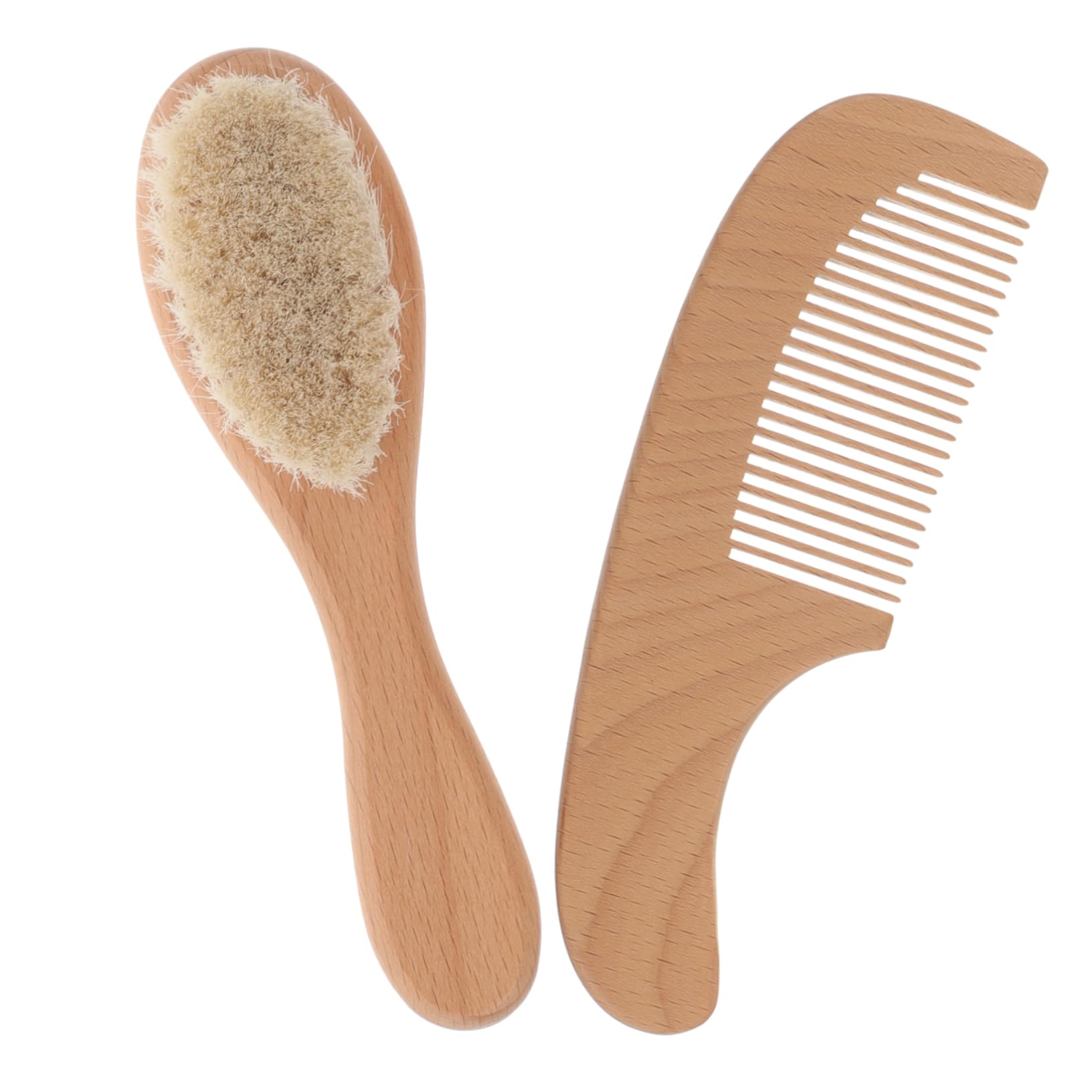 TOYANDONA 5sets Spazzole e Pettine Per Legno Spazzola Per Bagno e Pulizia Del Capelluto Con Setole Morbide Per Nuovi Genitori e Occasioni Speciali