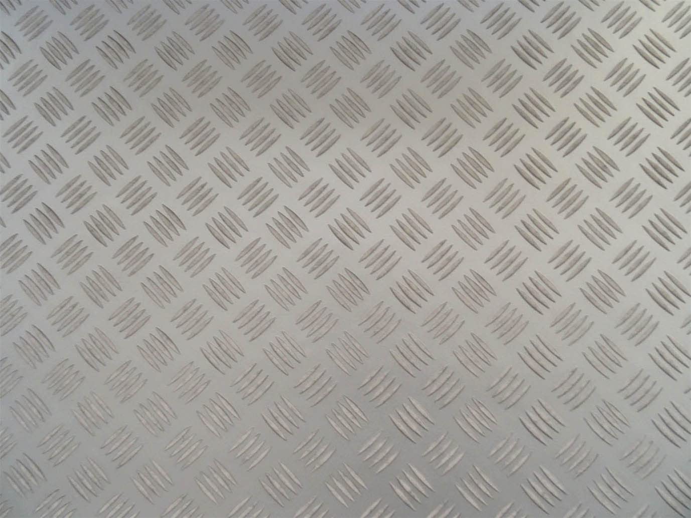 PVC Bodenbelag Vinylboden in Riffelblech-Optik, Zuschnitt (2m breit / 1,5m lang)