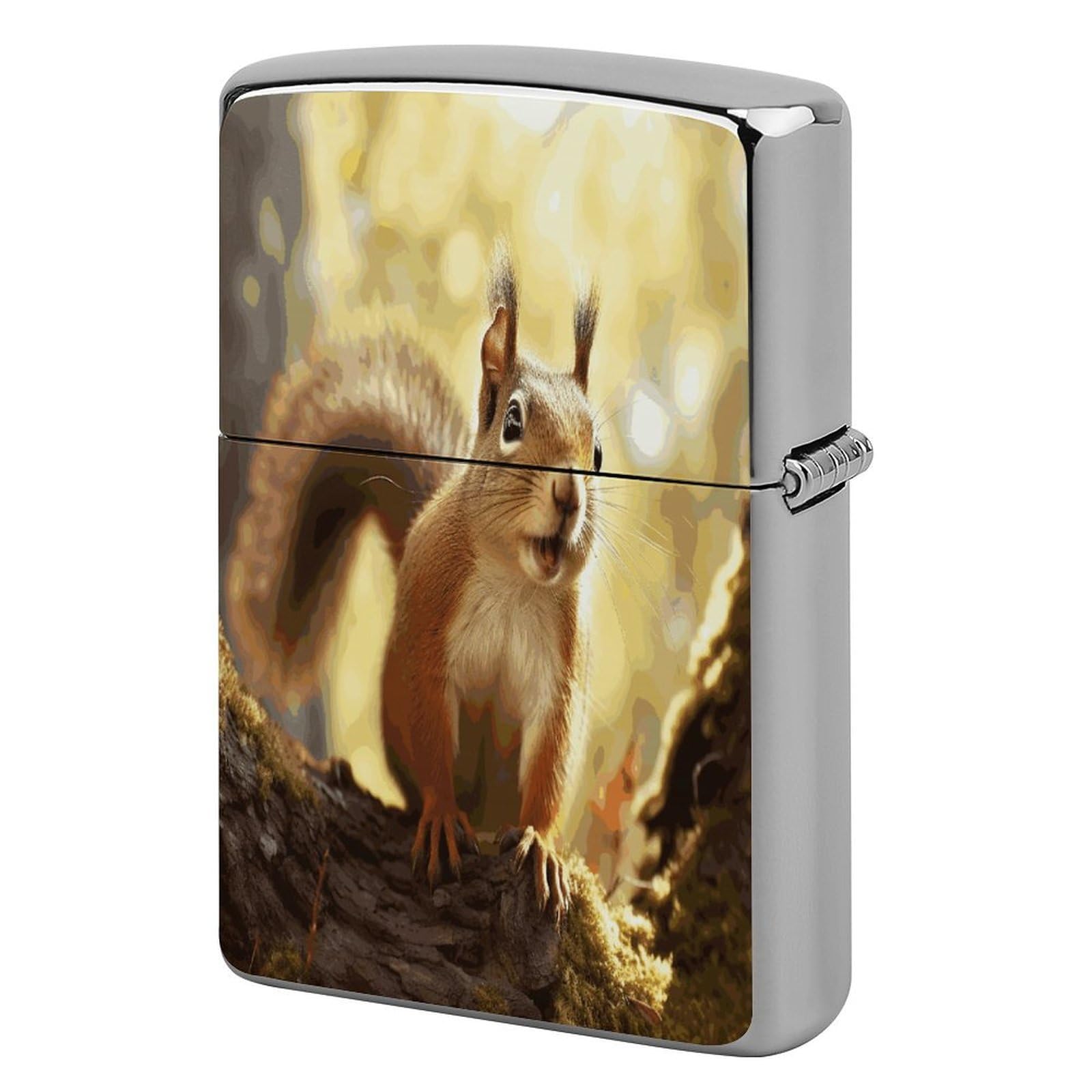 Fekiloot Style Funny Squirrel Lighter Case Cover Lighter Holder