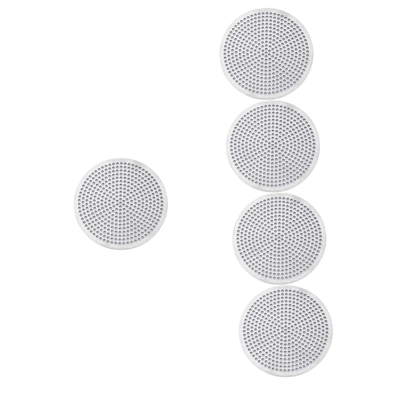 SHINEOFI 5 Stück Haarsieb für Badewanne und Abflussfilter Rostfrei Einfache Installation Haarfänger Schützt Abflüsse Langlebig und Zuverlässig für Täglichen Gebrauch
