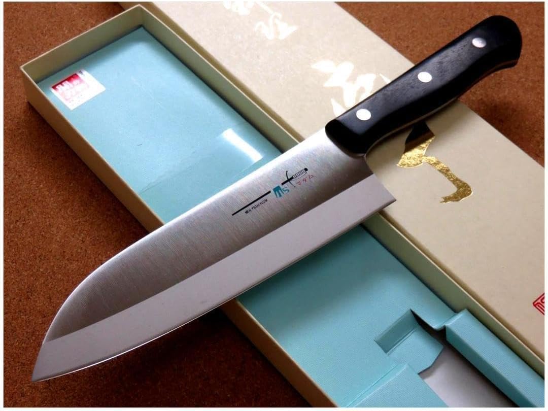 関の刃物 スジ三徳包丁 170mm クロムモリブデン鋼 魚 肉切 両刃 万能包丁 関の刃物 スジ三徳包丁 170mm クロムモリブデン鋼 魚 肉切 両刃 万能