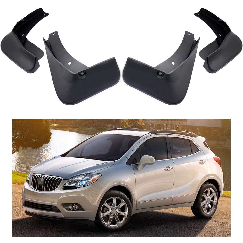 MOERTIFEI 4Pcs Car Mudguard Fender Mud Flaps Splash Guards Compatible with 2013-2022 Buick Encore (No Encore GX Models)