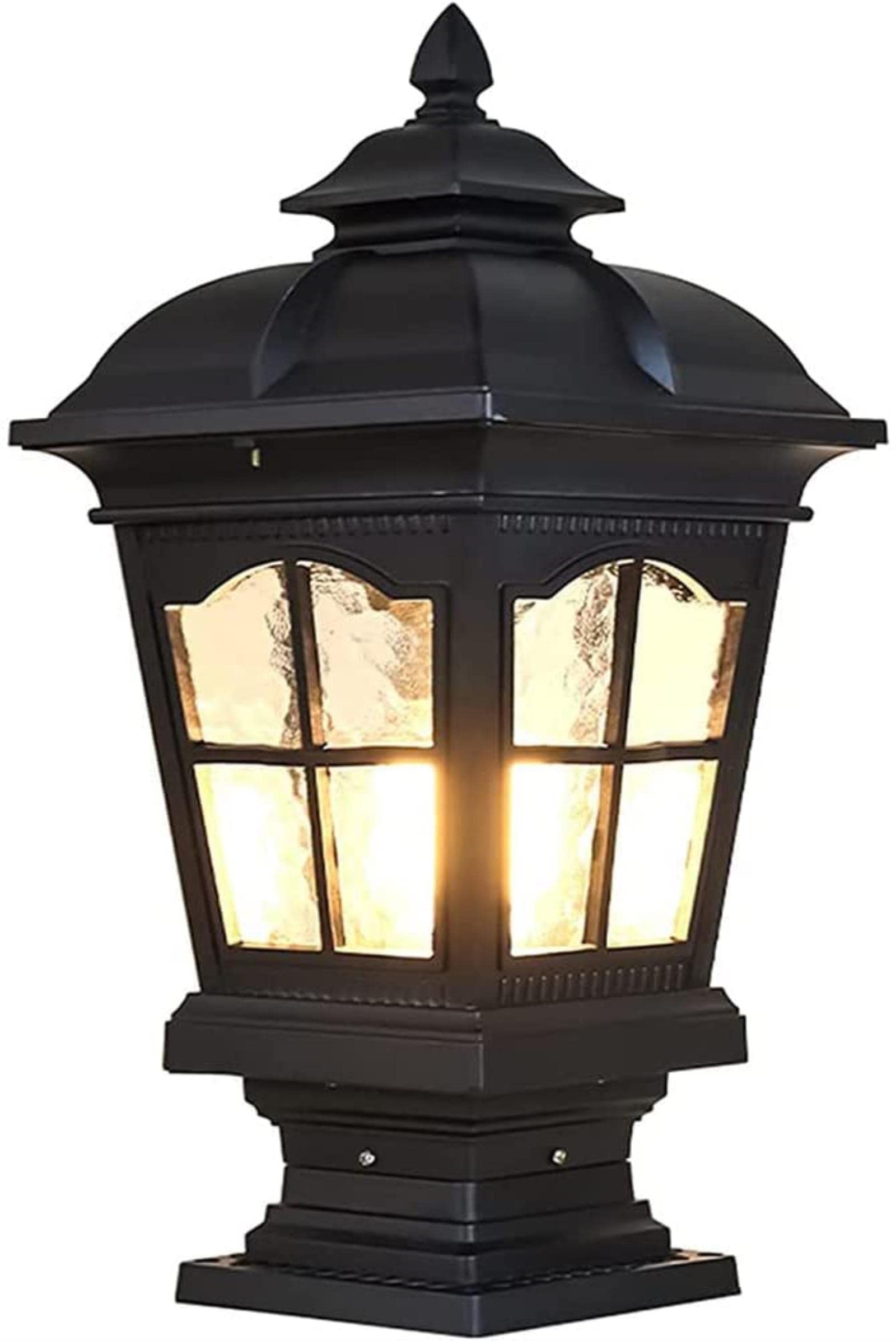 Tritow Outdoor Stigma Lamp Vintage Courtyard Column Lamp Waterproof IP65 Pillar Light European Post Pedestal Lamp Patio Light Garden Path Light Landscape Street Light-70cm,Bronze