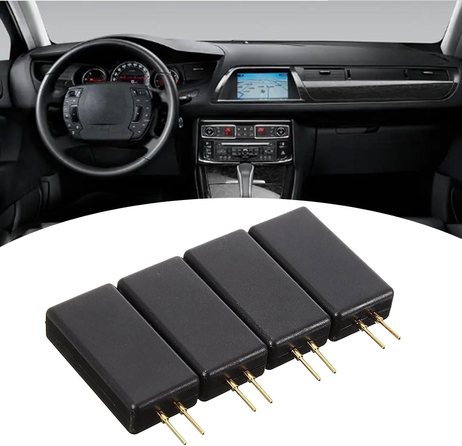 Crynod 4 PCS Car Airbag Detection Simulator, Durable ABS
