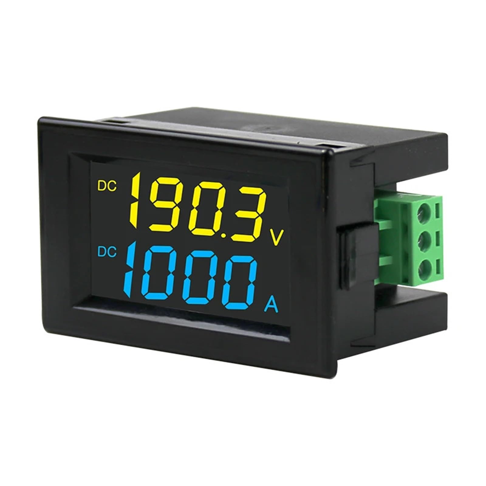 D85-3051AG LCD Digital Dual Display Ammeter Panel Meters DC Voltmeter Ammeter(0-199.9V 200A)