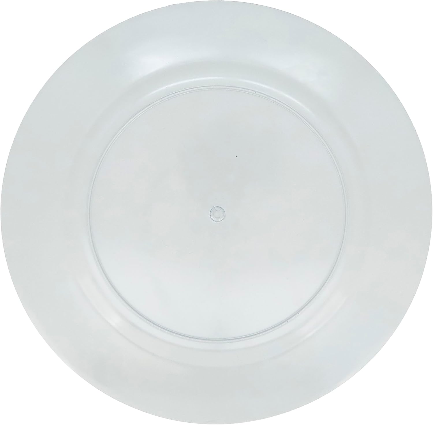 Elegant Aqua Ceramic Look Charger Plates Set of 4