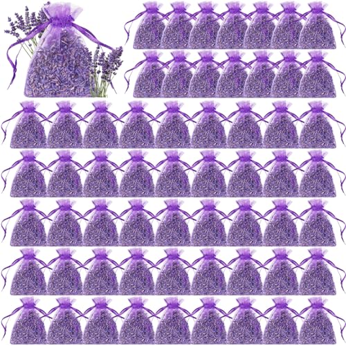 Reginary 60 Pack Lavender Sachets for Home Fragrance