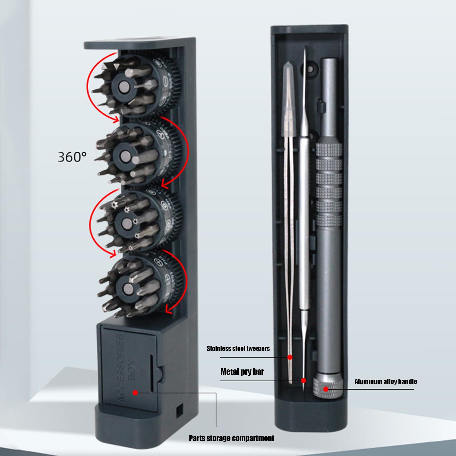 Elektronisches Schraubendreher-Set, professionelles magnetisches Reparaturwerkzeug, Computer-Schraubendreher-Set, Reparaturwerkzeug, für Computer, , Telefon, Uhr, Kamera, PC, Laptop