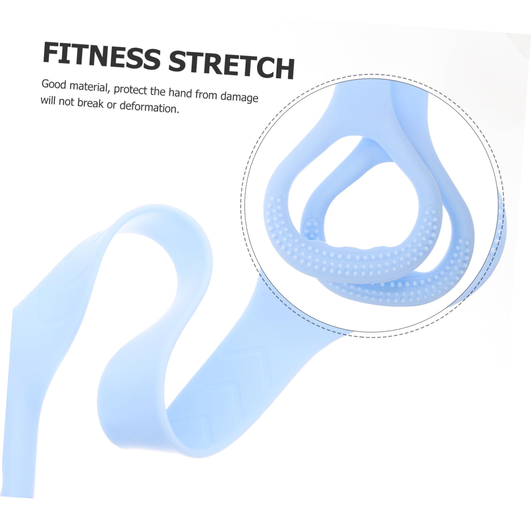 Abaodam 5 Pièces Bandes d'exercice résistance des Bandes d'entraînement Bandes de Fitness Bandes de résistance avec poignées exerce des Bandes Bande Extensible Gel de silice Ciel Bleu