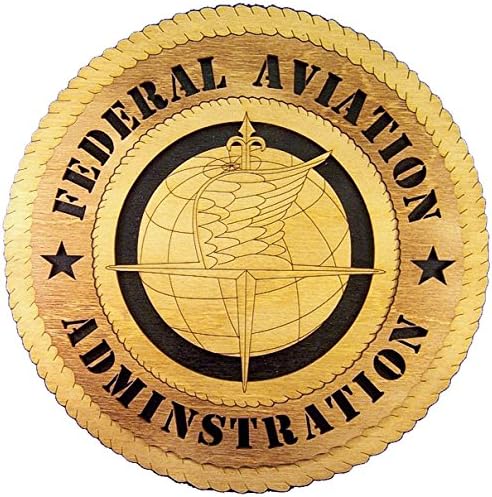 DC Crystal Laser Engraved, Personalized WT325 FAA Wall Plaque