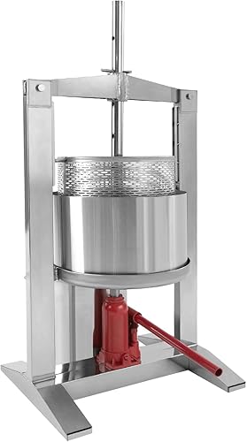 Miniatura 7 de Exprimidor manual extra grande de 5.3 galones, exprimidor de jugo de naranja de hierro fundido, exprimidor de limón de acero inoxidable, exprimidor