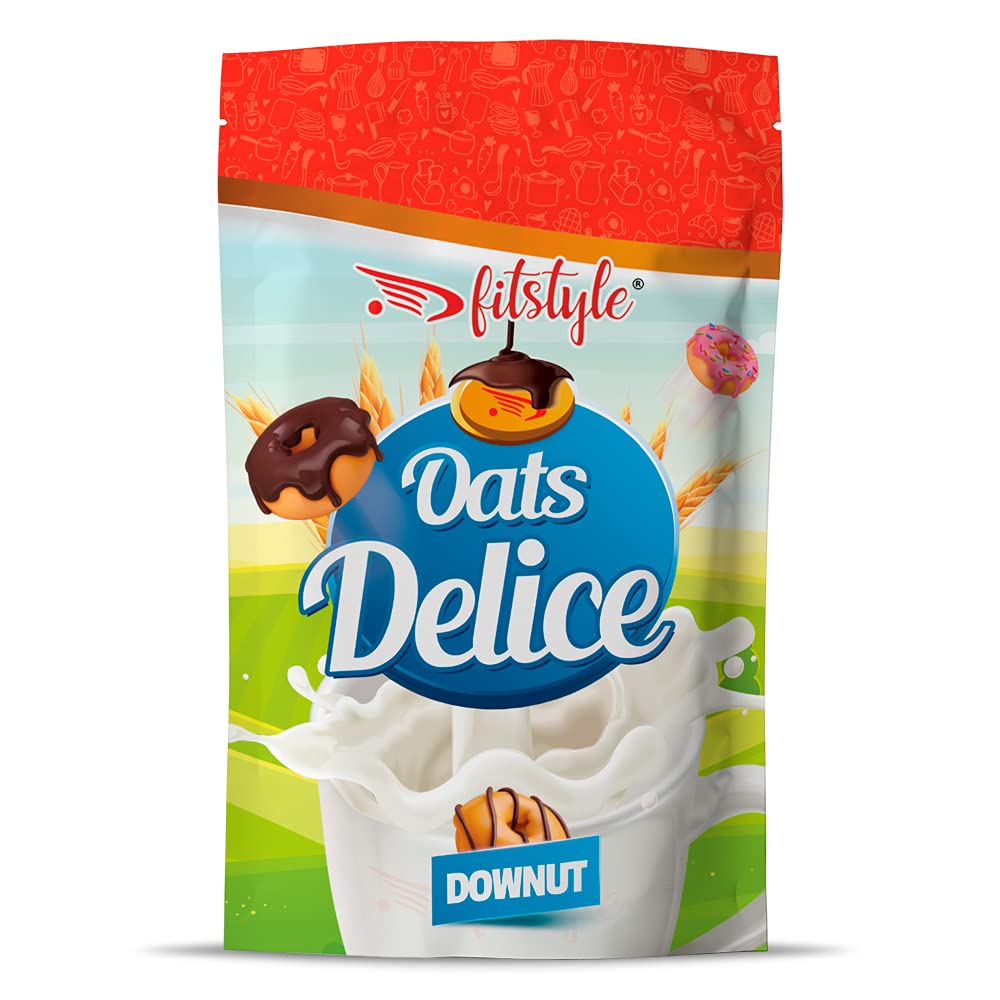 Harina de avena Integral 500g sabor Downut | Sin azúcares añadidos | Con proteínas y sin azúcar añadido | No pierde el sabor al cocinarse