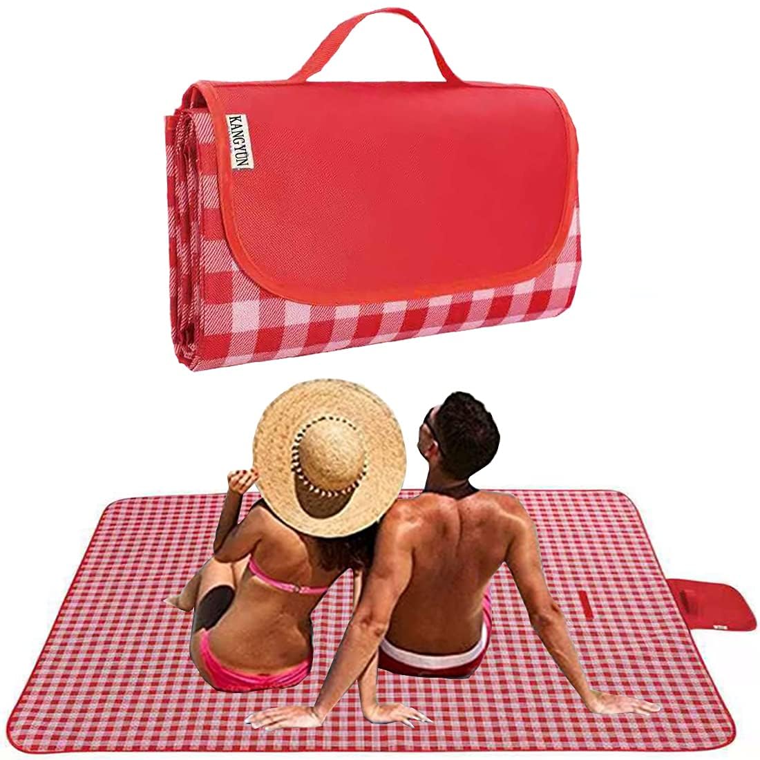 JAMUNESH ENTERPRISE Picnic Blanket | Beach Picnic mat for Indoor & Outdoor, 70" x 59" Sandproof Waterproof Larger Mat for Travel, Camping, Hiking (Hearts) (B0BTBL9M8X) Amazon Price History, Amazon Price Tracker