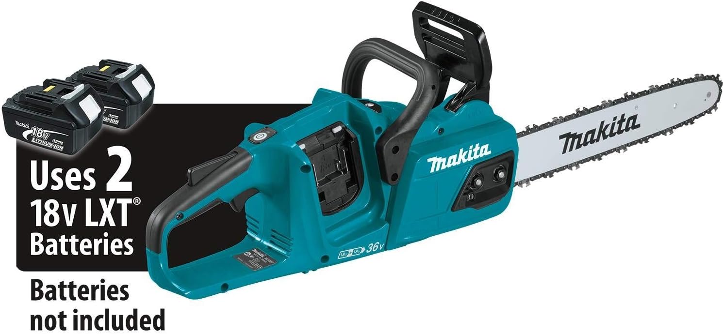 Makita XCU07Z 18V X2 (36V) LXT Lithium-Ion Brushless Cordless 14" Chain Saw, Tool Only, Teal