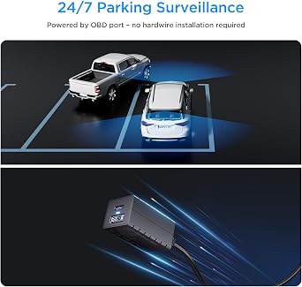 VIOFO OP100 OBD-II Constant Power Cable for Dash Cam, 24 Hours Surveillance/Acc Mode with Low Voltage Protection, Plug & Play, Compatible with A329S/A229 Series/A119M Pro/A119 Mini2 (Type-C USB Port)