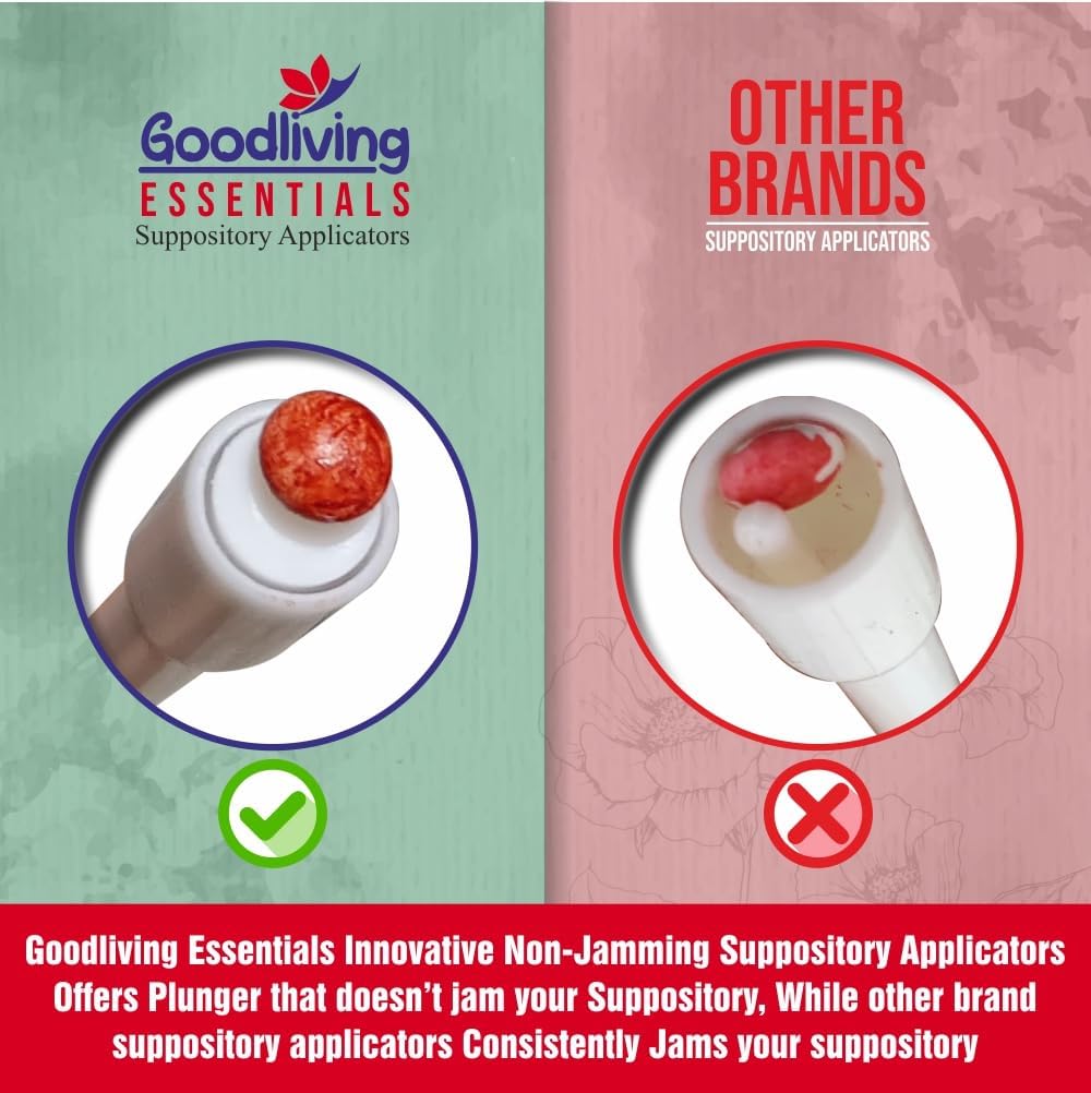 Suppository Applicators Mega Pack 30 Count Hygienic Inserter | Fits Suppositories Without Getting Stuck Inside With Our Innovative Pusher | Soft Tip, Smooth & Pain-Free Suppository Insertion Tool - Image 2