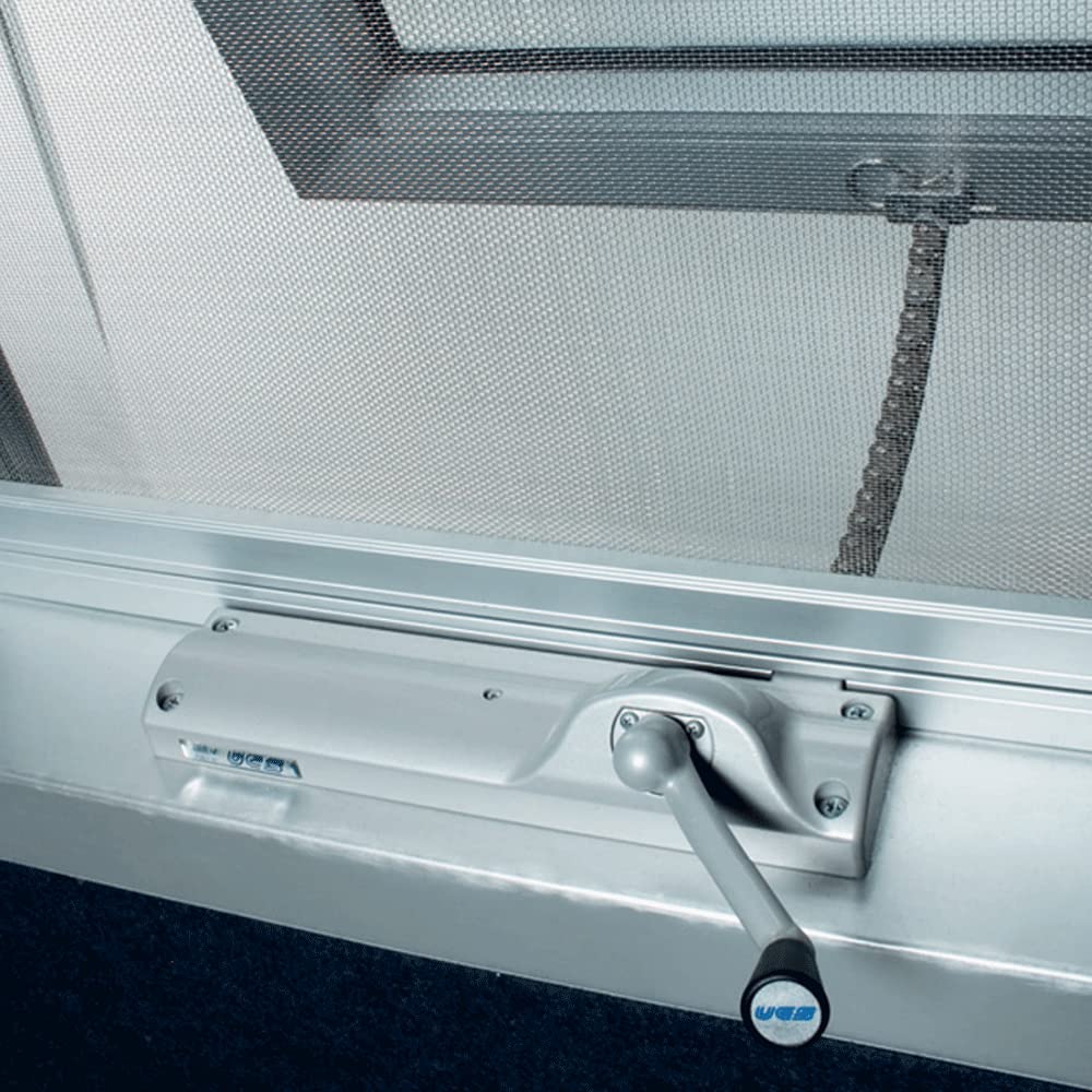 CAT Ultraflex UCS chain actuator for manual opening of protruding windows and skylights (WITH CRANK GREY)