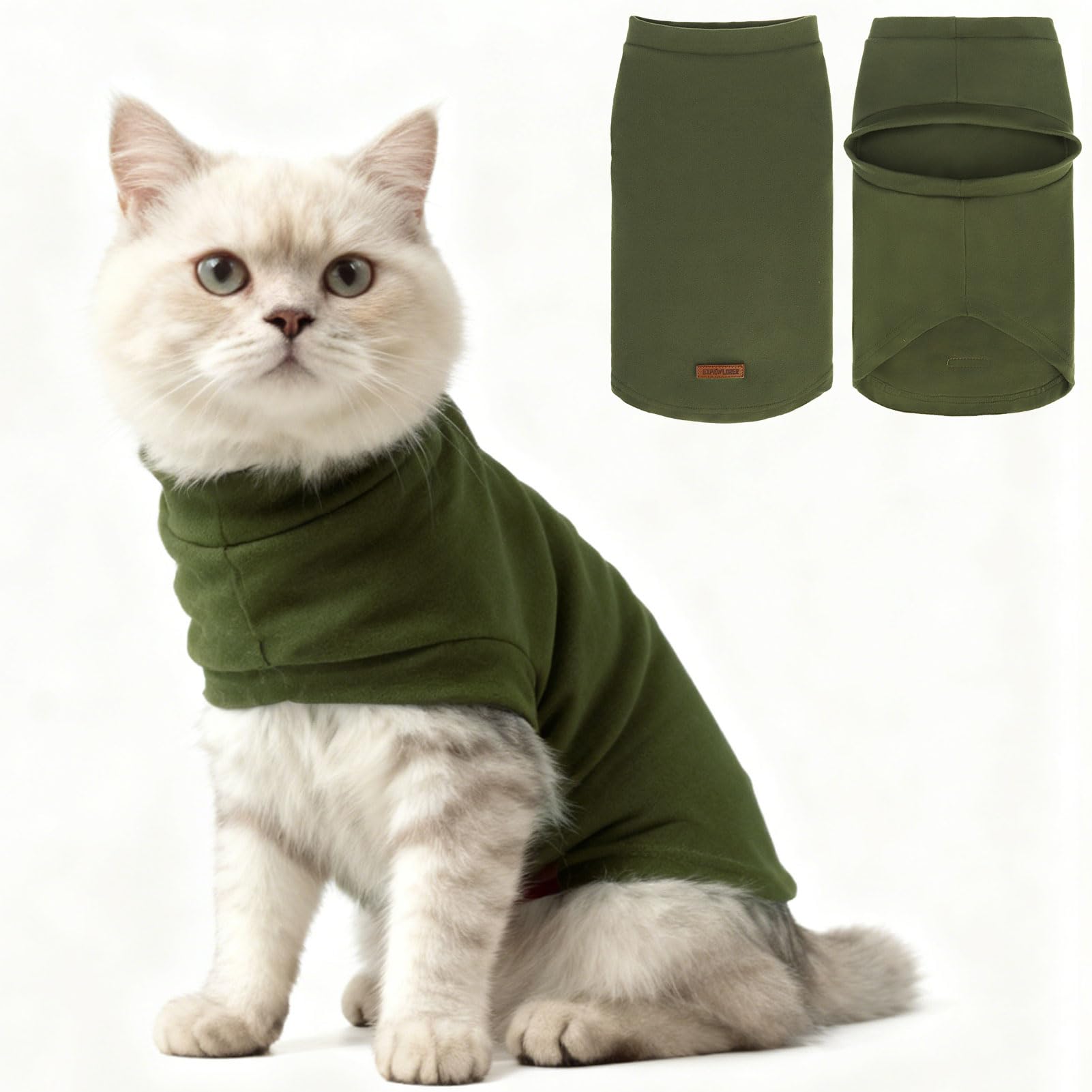 Suéteres solo para gatos EXPAWLORER ideales para tardes frías en casa