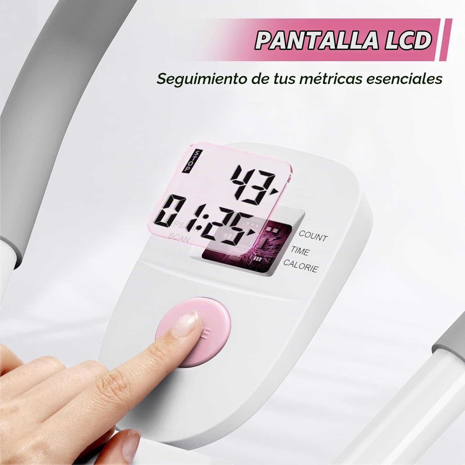 HoldOneLight Máquina Abdominal Ajustable, Equipo de Entrenamiento Abdominal para Casa con Protección de Rodillas, Máquina de Ejercicio Abdominales para Tonificar y Fortalecer el Core