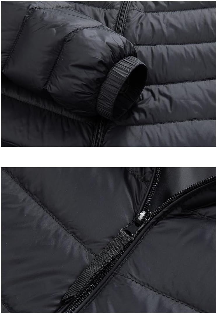 Men's Down Puffer Quilted Jacket, Light Weight puffer Jacket,Quilting Coat