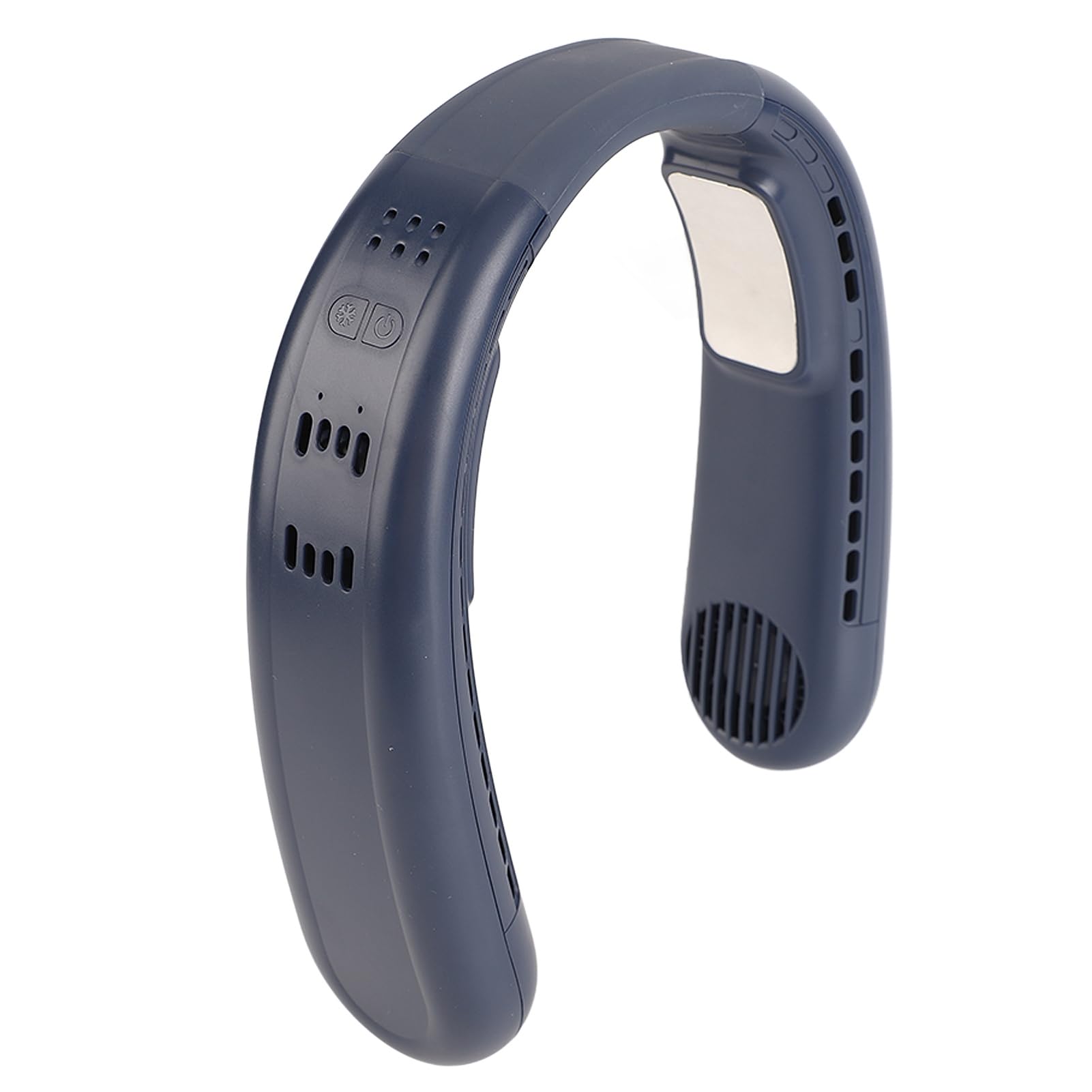 Ventola di Raffreddamento per il Collo Alimentata Tramite USB con Design Senza Lama a 3 velocità Regolabili per un Utilizzo Confortevole in Estate a Casa o in Ufficio (Blu)