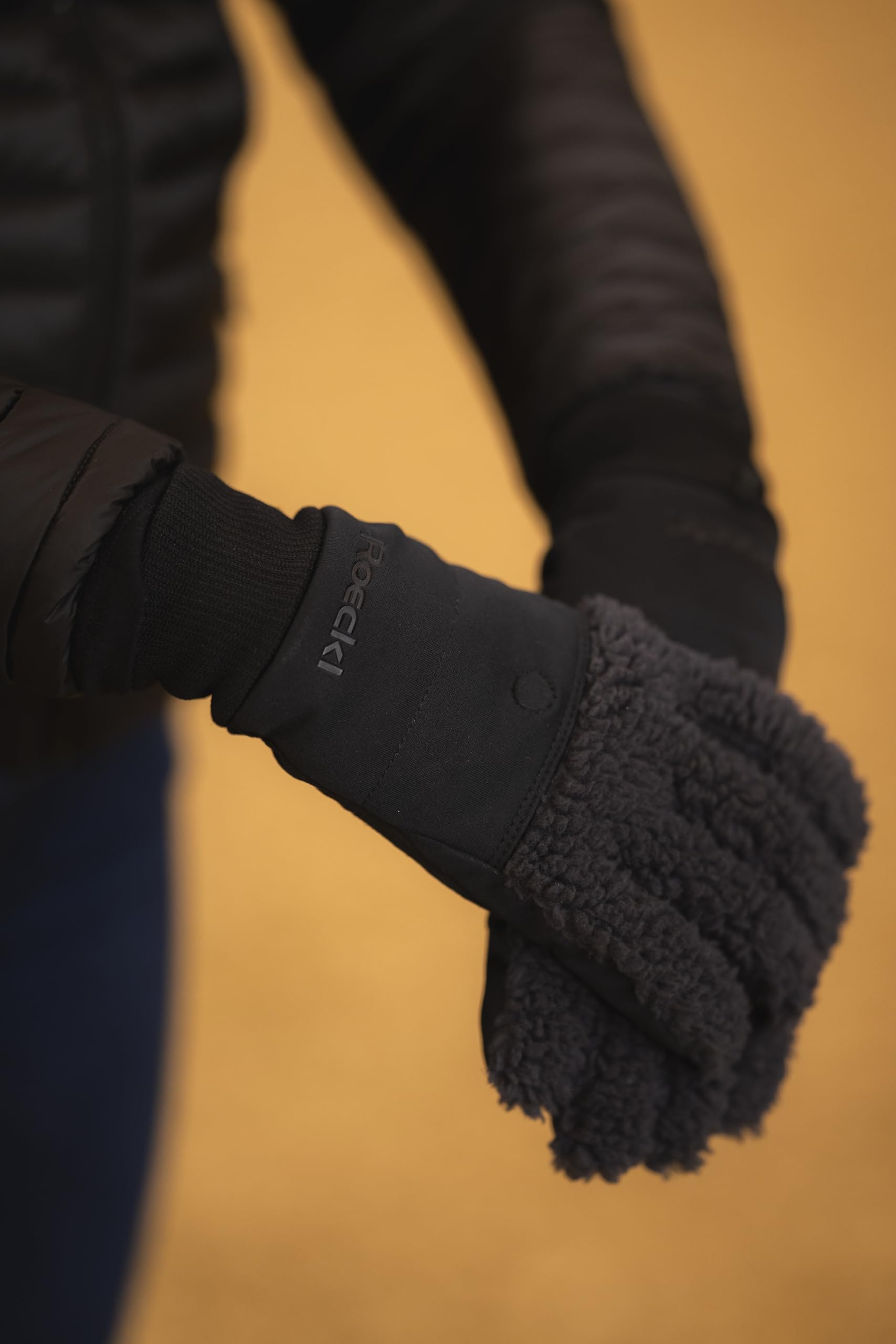 Roeckl Sports Reithandschuh NEUBERG, Outdoor Winter Handschuh, Anthrazit, Größe 6-11