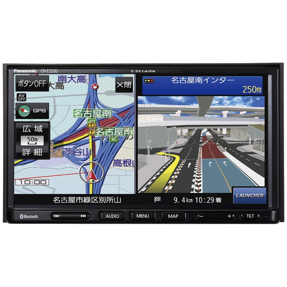 Panasonic CN-E320D Strada Car Navigation System, 7 Type, One Seg 
