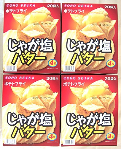 Amazon | 東豊 ポテトじゃが塩バター 11g×20袋×4ボールセット | 東豊