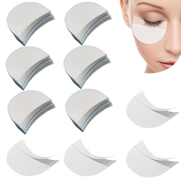 300 Pcs Eyeshadow Stickers Shields - Professional Makeup Tape for Eyeshadow, Eye Shadow Pads, Under Eye Pads, Stencils - Lint-Free & Disposable for Eyelash Extensions & Beauty Applications