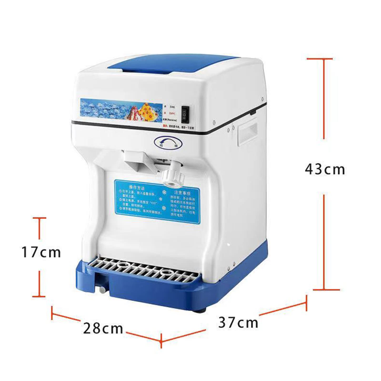 Tritaghiaccio elettrico, tritaghiaccio manuale, tritaghiaccio manuale portatile a manovella Trita rapidamente il ghiaccio, prepara bevande fredde, per cocktail, uso commerciale domestico, utensili d