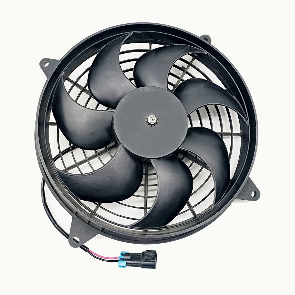 12,7 cm (5 Zoll) DC 12 V 7 Flügeln DC bürstenloser Lüftermotor Gehäuse Kühler Lüfter Kühler (12 V)