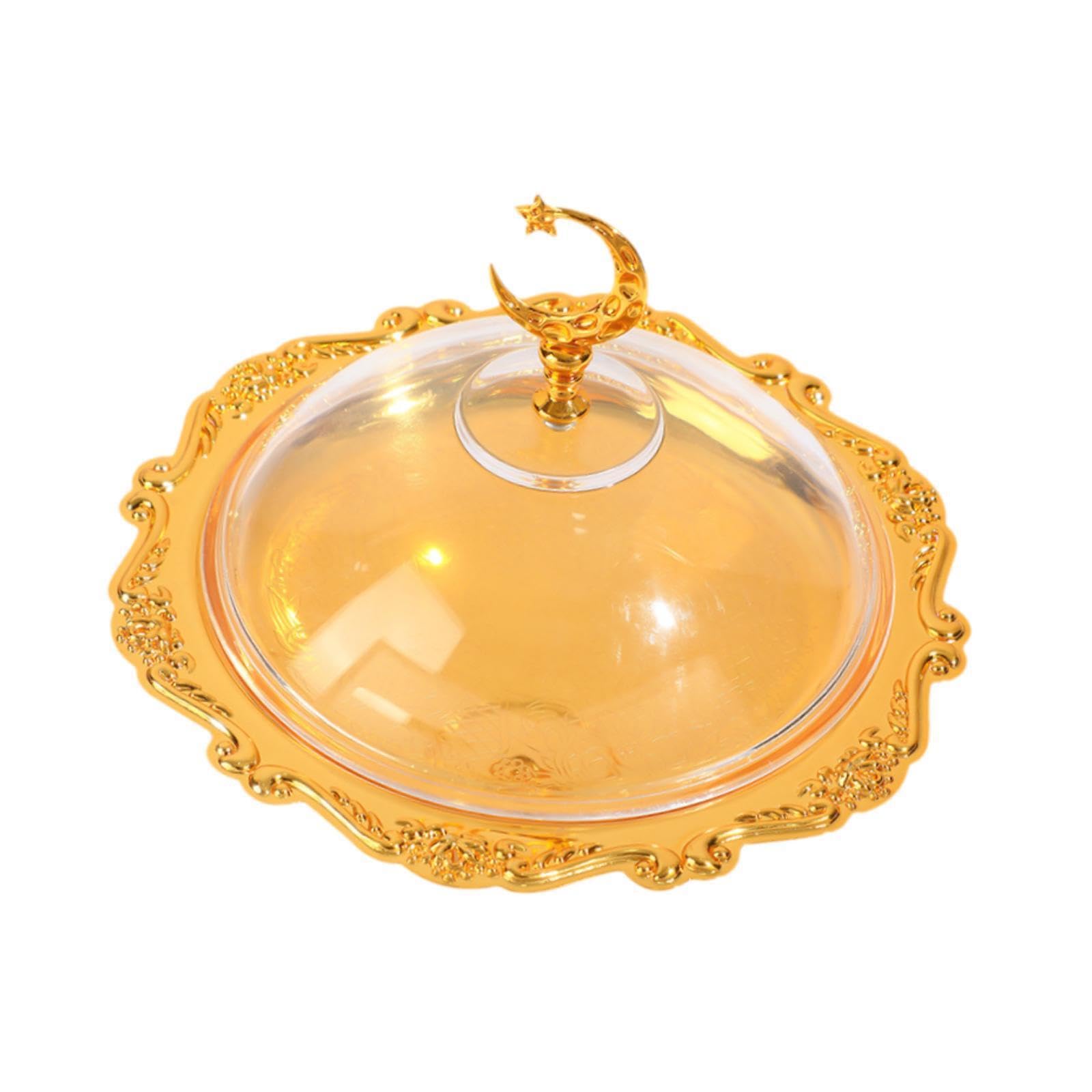 PIXZCSA Elegant Dried Fruit Holder Dried Fruit Tray Unique Gift Idea Beautifully Organizes Snacks For Home Events And Parties Serving Dish Tray Platter Snack