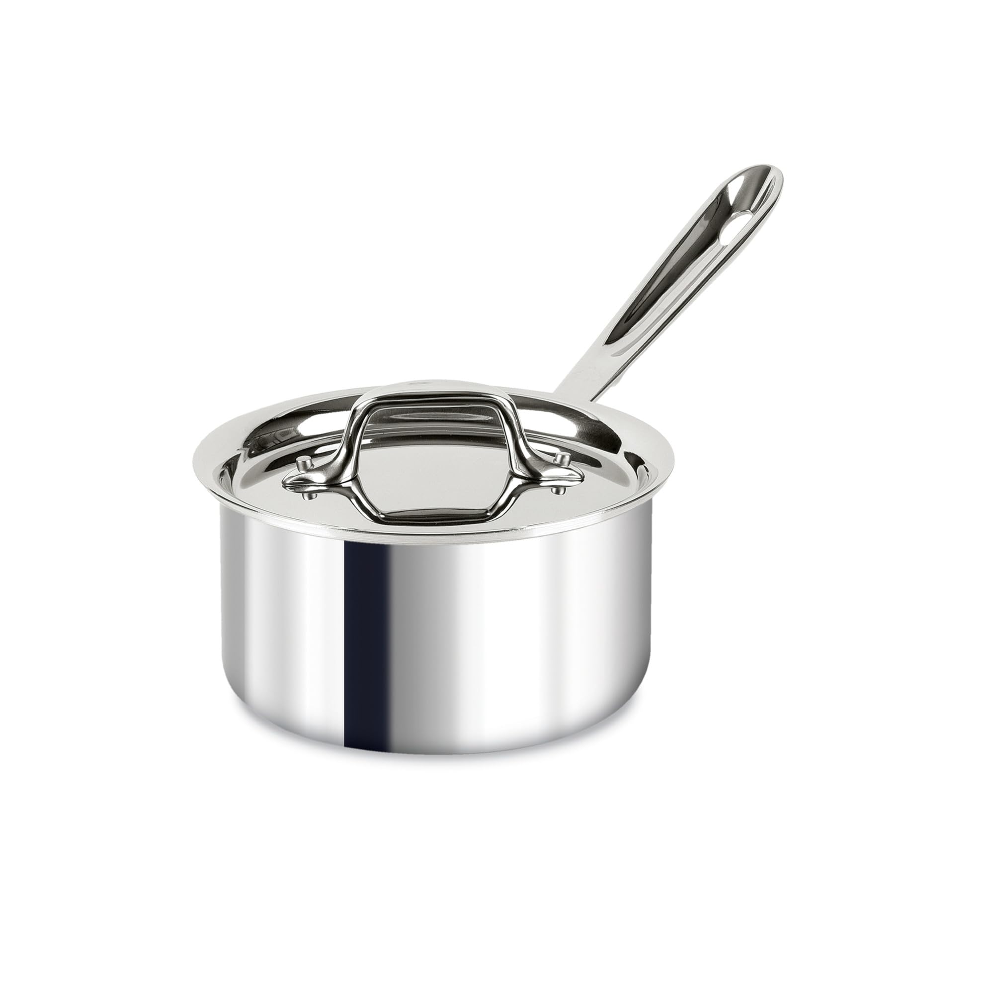 All-Clad 4201 Stainless Steel Tri-Ply Bonded Dishwasher Safe Sauce Pan with Lid / Cookware 1.5-Quart FPS-56392