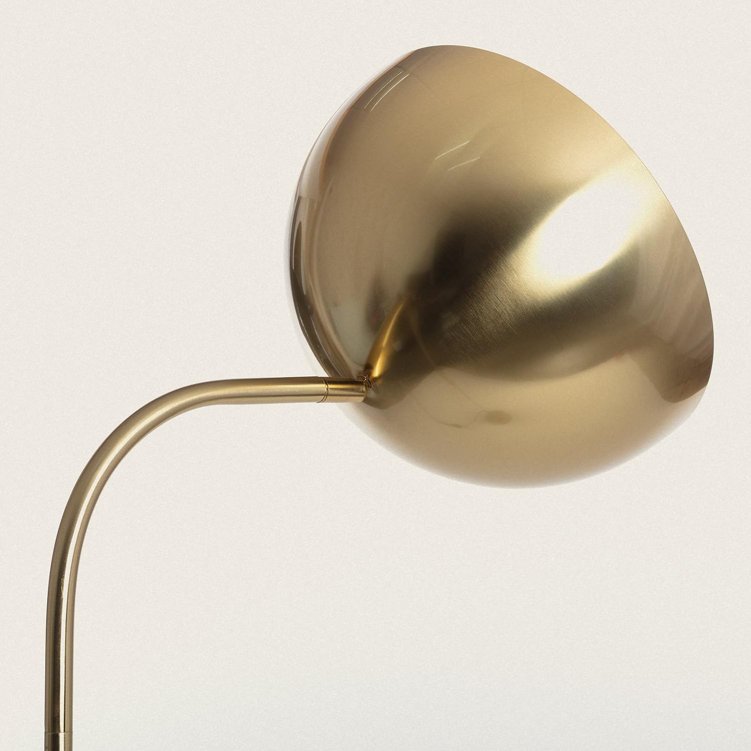 LEDKIA Lámpara de Pie Metal Bowlen Dorado