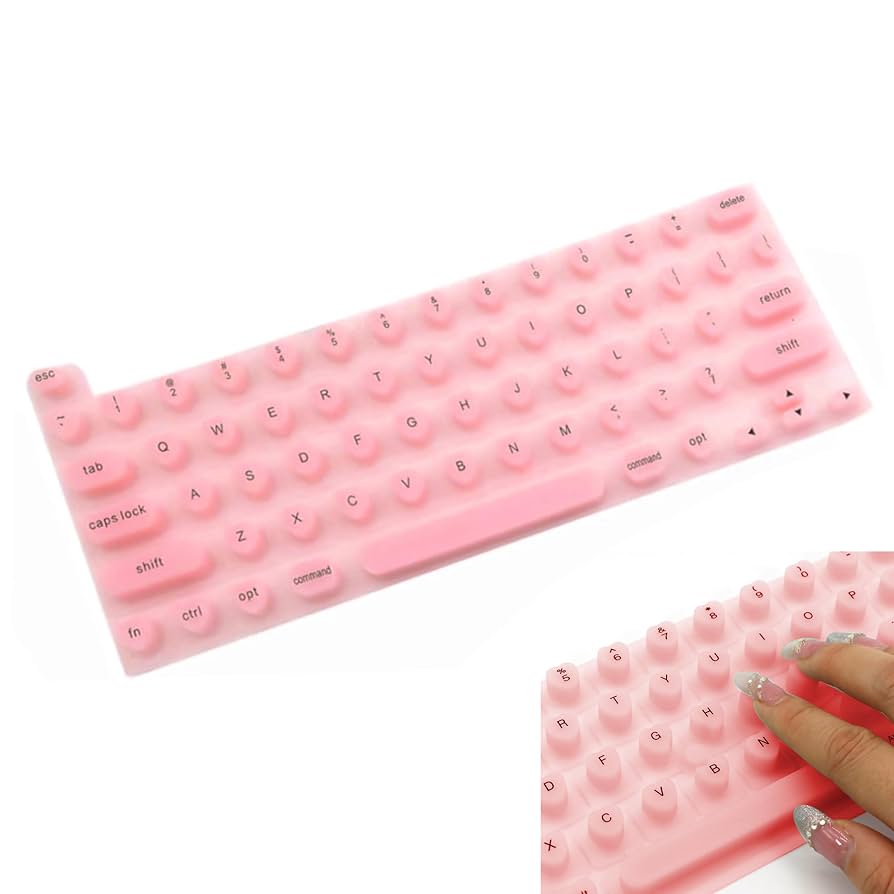 【新品】ロングネイル用キーボードカバー シリコン ピンク 新品】ロングネイル用キーボードカバー シリコン ピンク - メルカリ