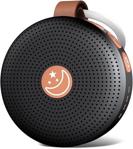 Miniatura 8 de Máquina de Sonido a Batería Mini Máquina de Ruido Blanco Portátil para Bebés Silbidos de Sueño Marrón Máquina de Ruido de 30 Sonidos Relajantes