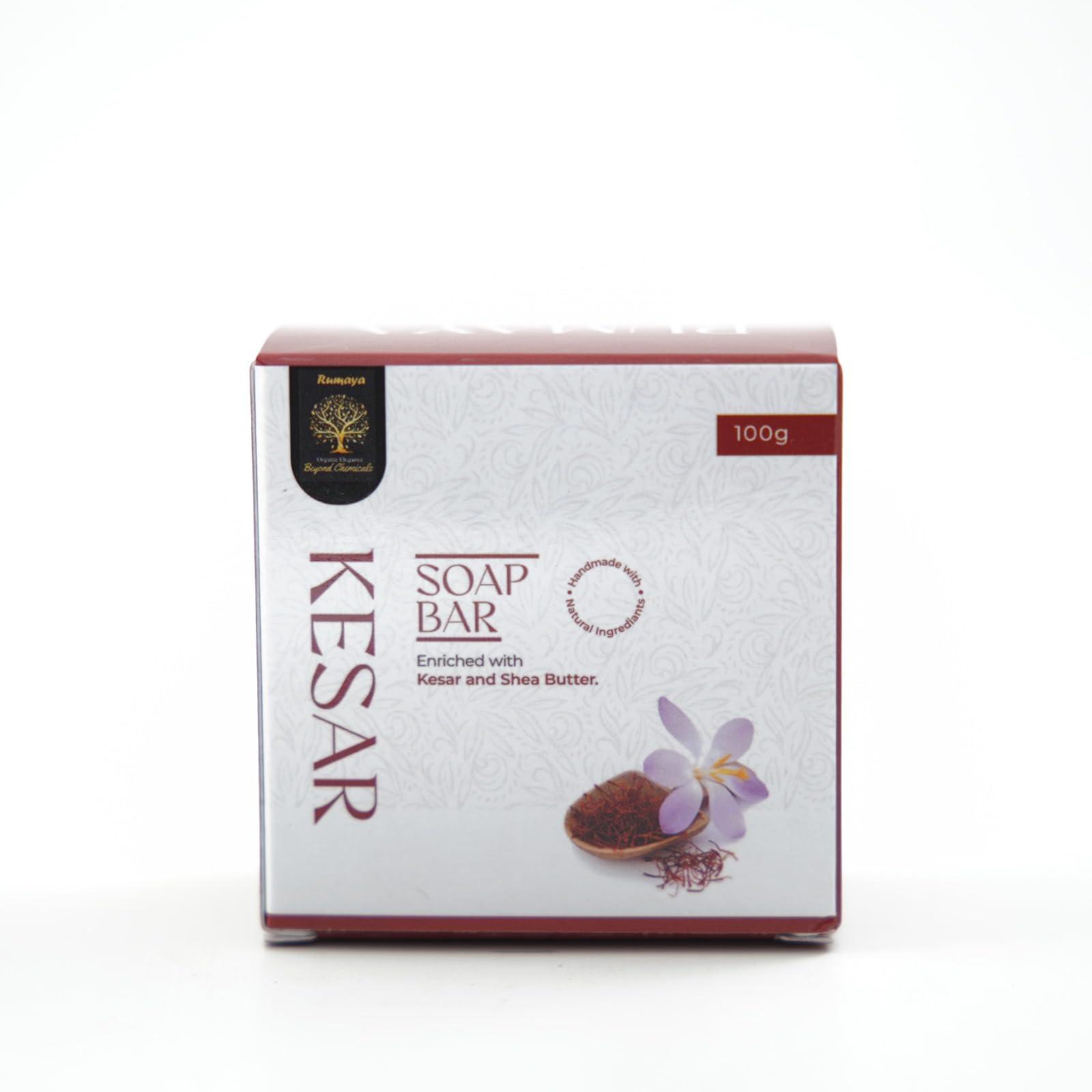 Rumaya Natural Kesar Soap – Anti-Aging Skin-Brightening and Moisturizing Bar Infused with Pure Saffron for Healthy Smooth Skin-image-20