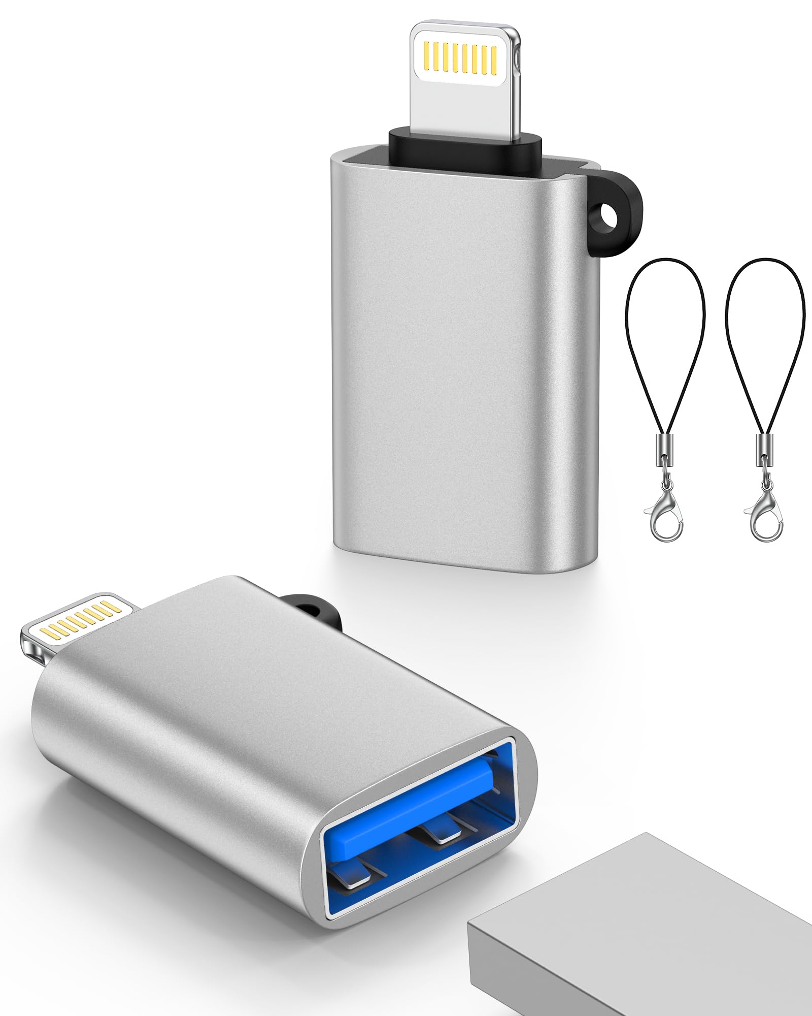 Photo 1 of Haoano USB to Lightning OTG Adapter - 2 Pcs