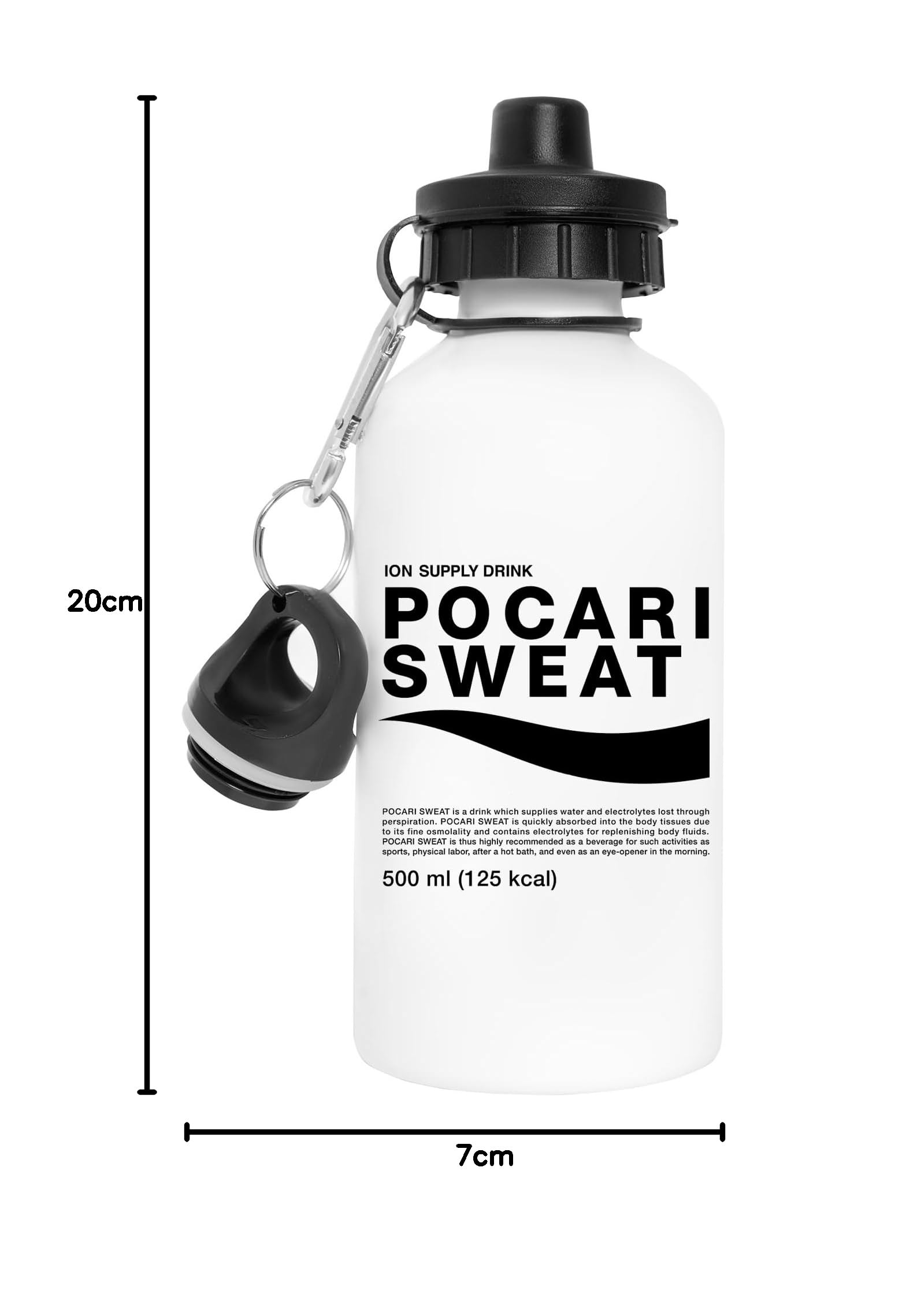 Pocari Sweat White Reusable Stainless Steel Bottle : Amazon.com.be
