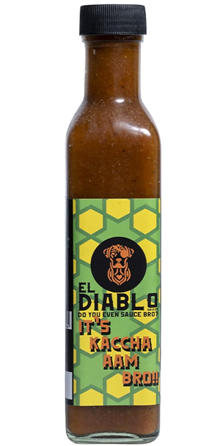 El Diablo Sauces It's Kaccha Aam Bro Premium Gourmet Sweet Mango Chili
