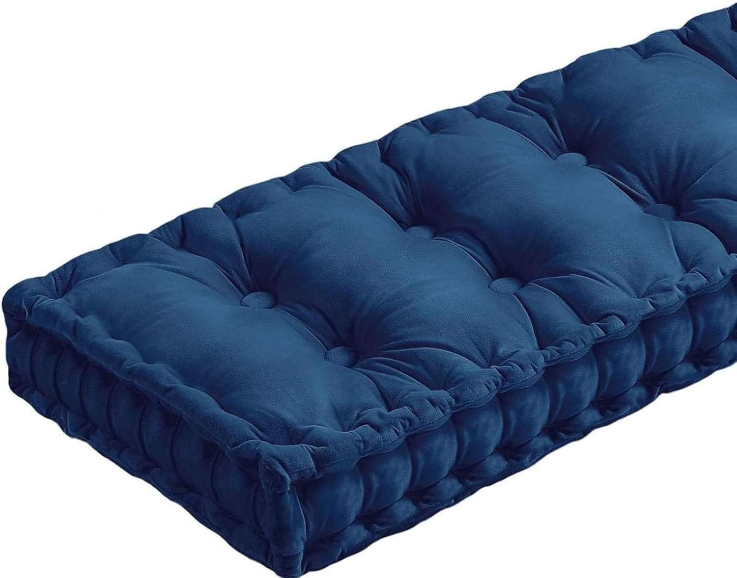Cuscini Imbottiti per Panche da Esterno/Interno – Cuscini per Panca da Esterno/Interno 1/2/3/4 Posti – Cuscino per Panca da Giardino, Cucina, Sala da Pranzo, Patio Altalena(Blu profondo,140x30x10cm)