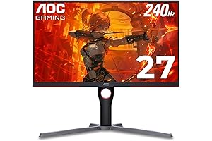 AOC CQ27G3Z 27" 240Hz 1440p Curved Gaming Monitor
