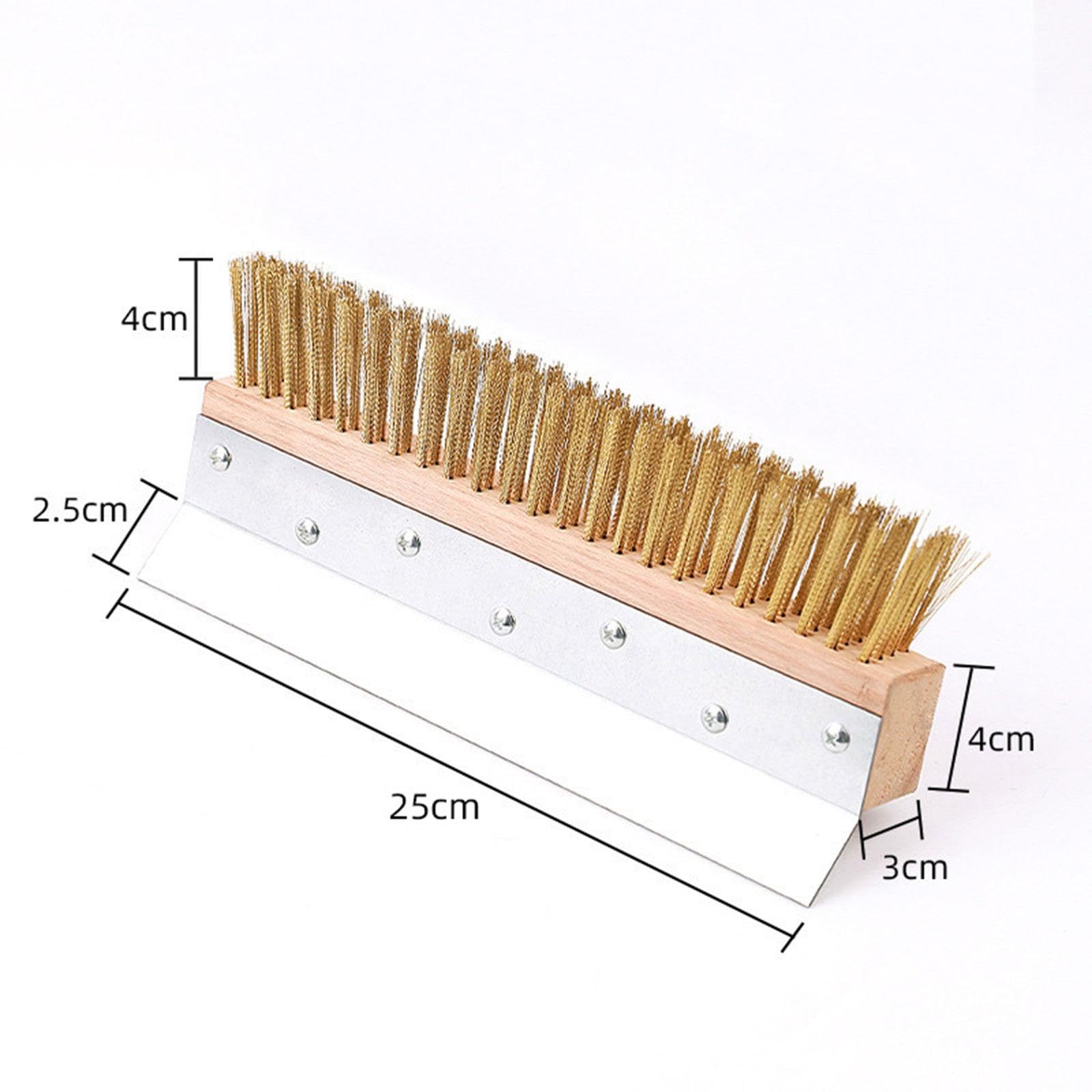 Cabezal de Cepillo de Alambre para Limpiar Hornos de Pizza, Portátil, Versátil, Cepillo para Parrilla para Acampar, Restaurantes, Cocinas Y
