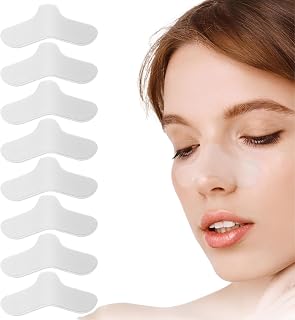 8 Pieces Nose Pillows Universal for Masks Comfortable Soft Nose Pads Nose Bridge Nose Cover for Masks Adhesive Nose Strips Nose Pads for Skin Protect Easy to Use